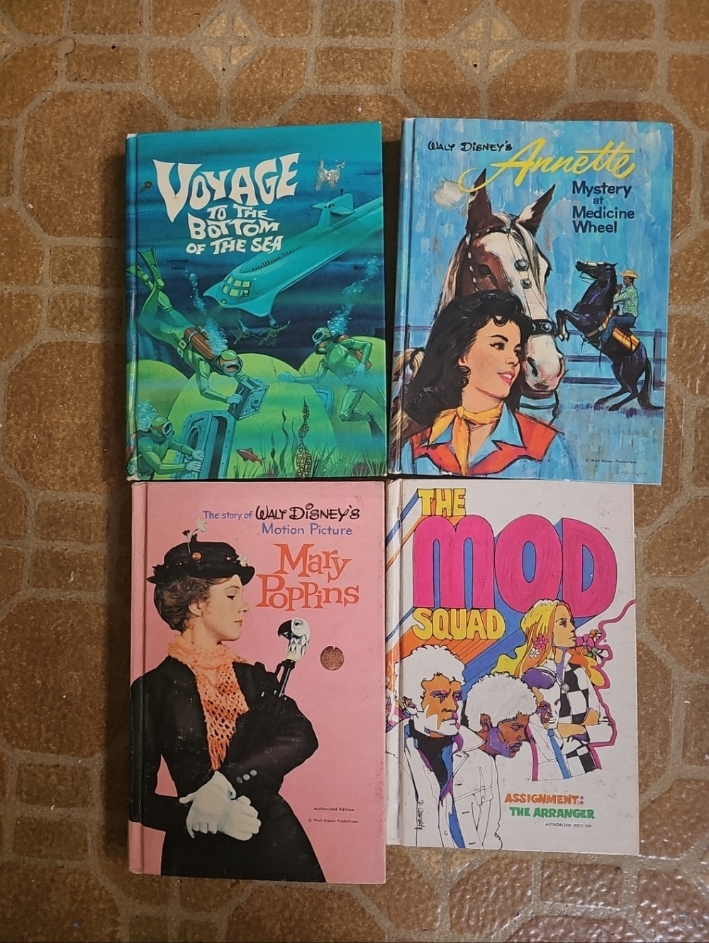 Lot Of 4 1960s Whitman Hardcover Books